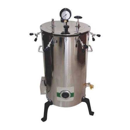 Working principle of vertical autoclave in Noida – saturated steam sterilization cycle